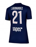 Ženske Nogometnih dresov Paris Saint-Germain Lucas Hernandez #21 Domači 2025-26 Kratki rokavi